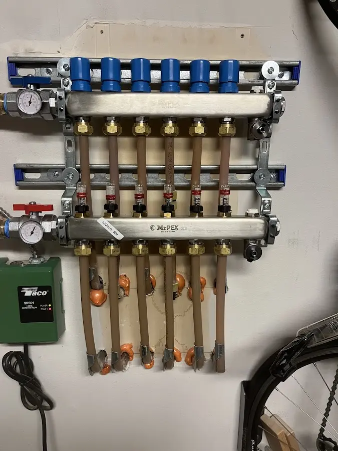 Plumber performing Leak Detection at a residential property in Chittenango